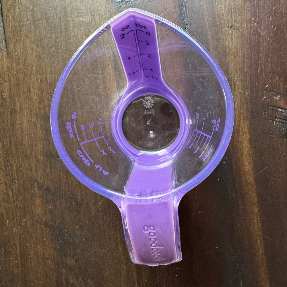 GoodCook Touch 1/4 Cup Measuring Cup - Purple - Picture 3 of 3